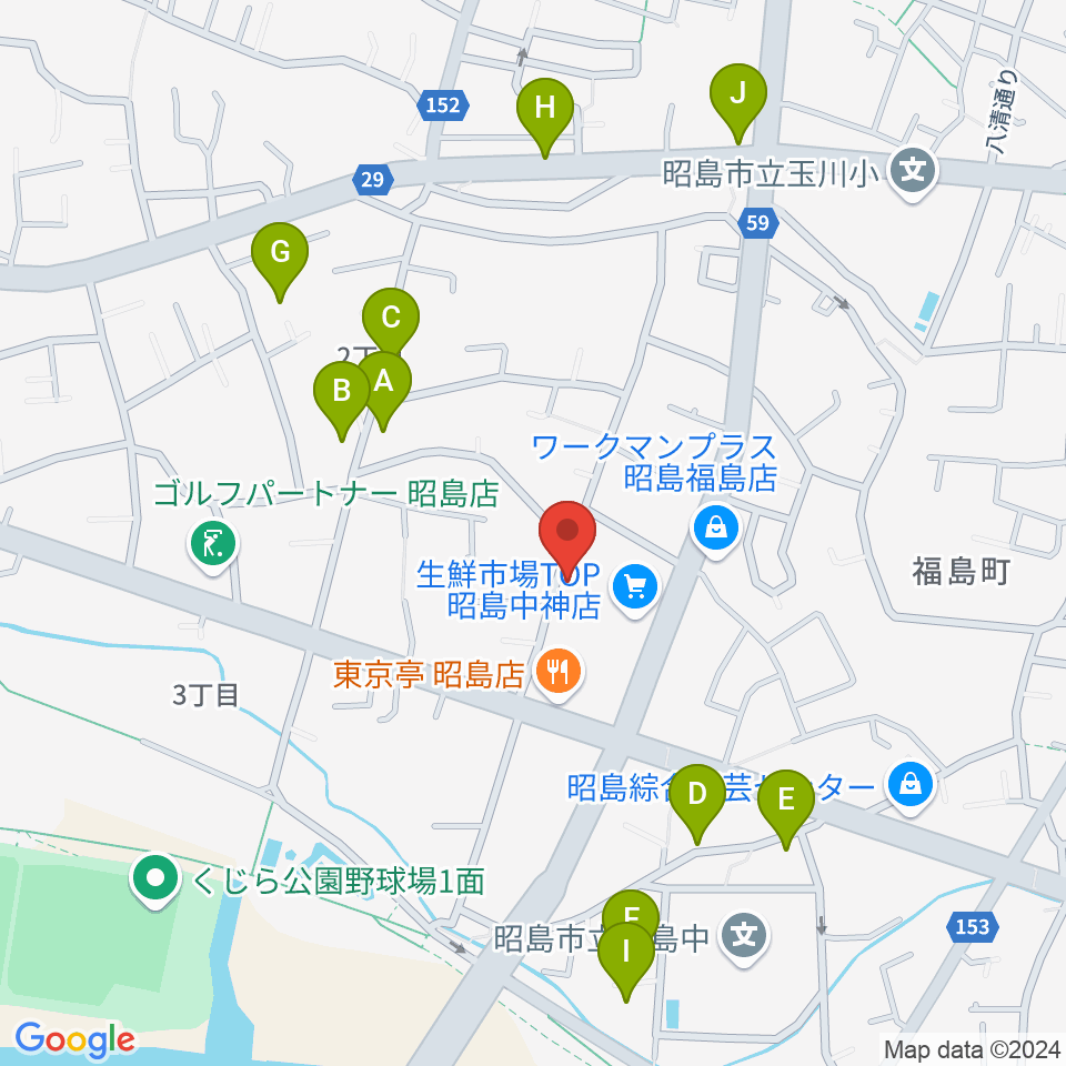 片切琴三味線店周辺の駐車場・コインパーキング一覧地図