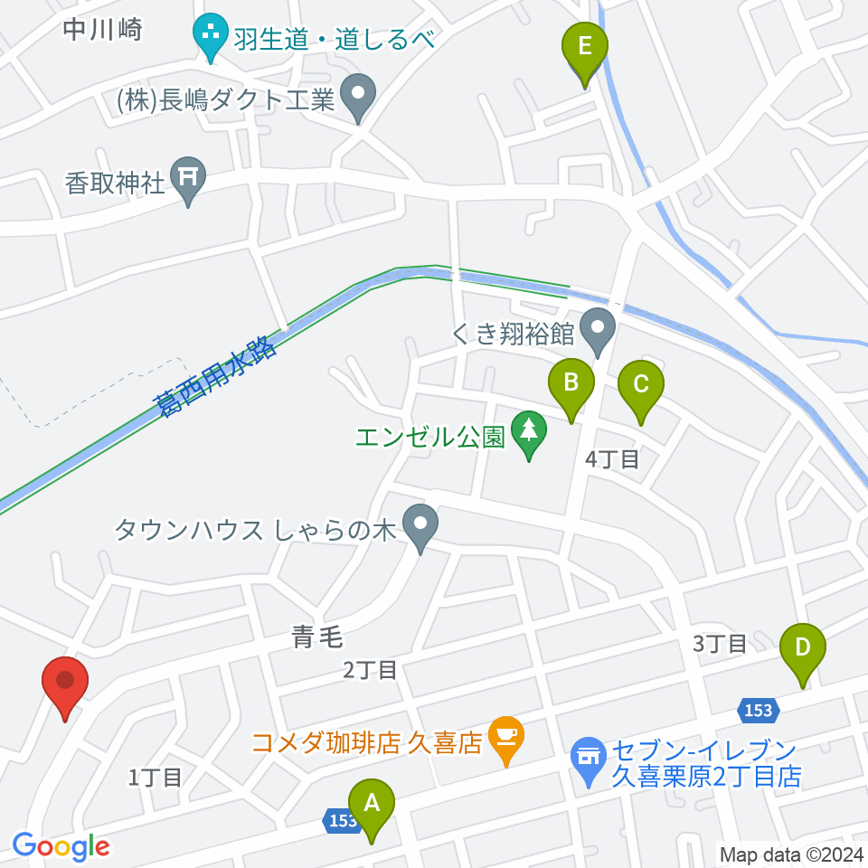 久喜ピアノ調律サービス周辺の駐車場・コインパーキング一覧地図