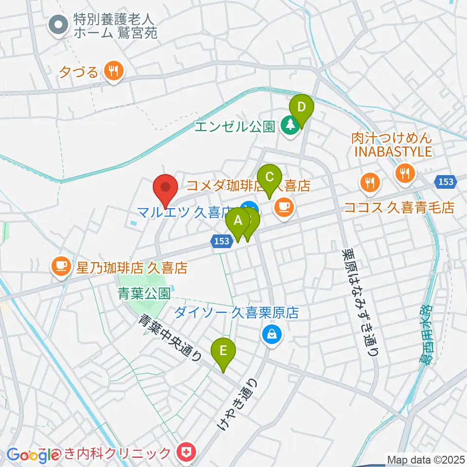 久喜ピアノ調律サービス周辺の駐車場・コインパーキング一覧地図