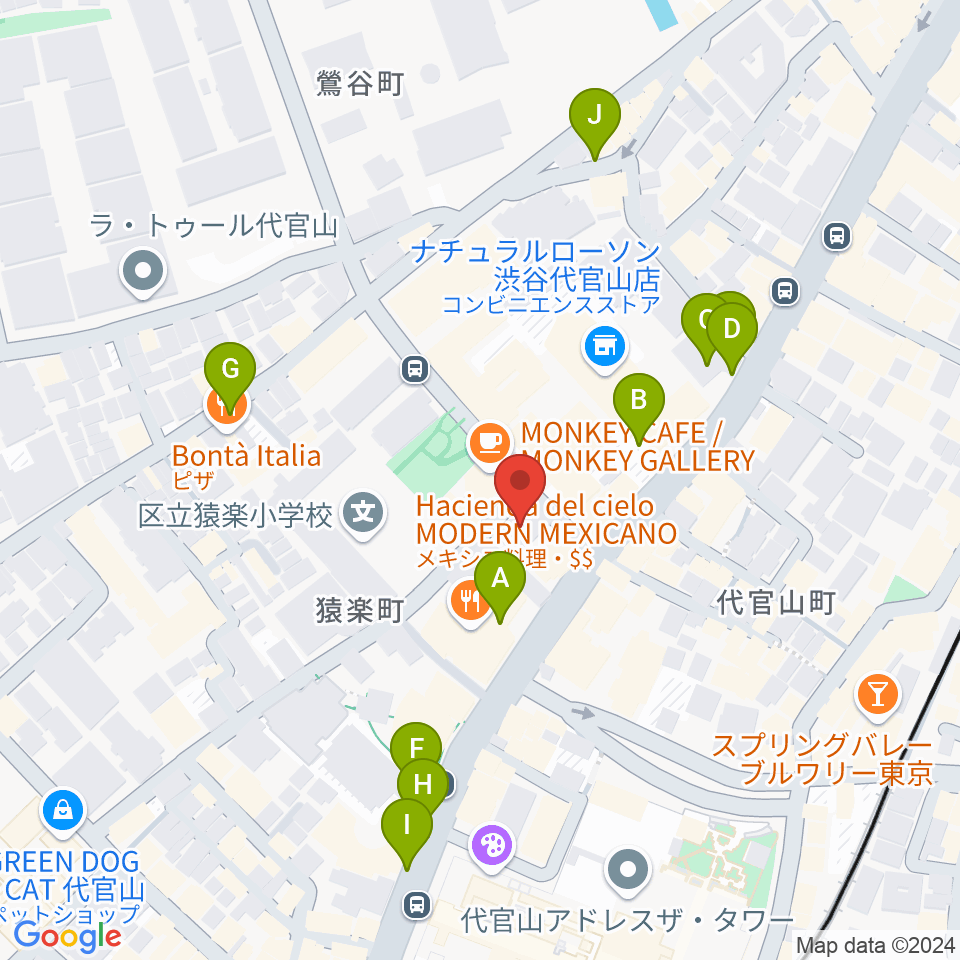 弦楽器専門店ラルジュ周辺の駐車場・コインパーキング一覧地図