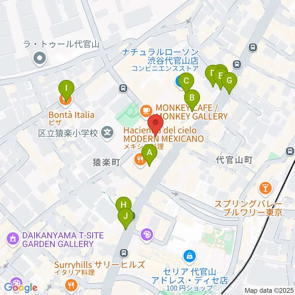 弦楽器専門店ラルジュ周辺の駐車場・コインパーキング一覧地図