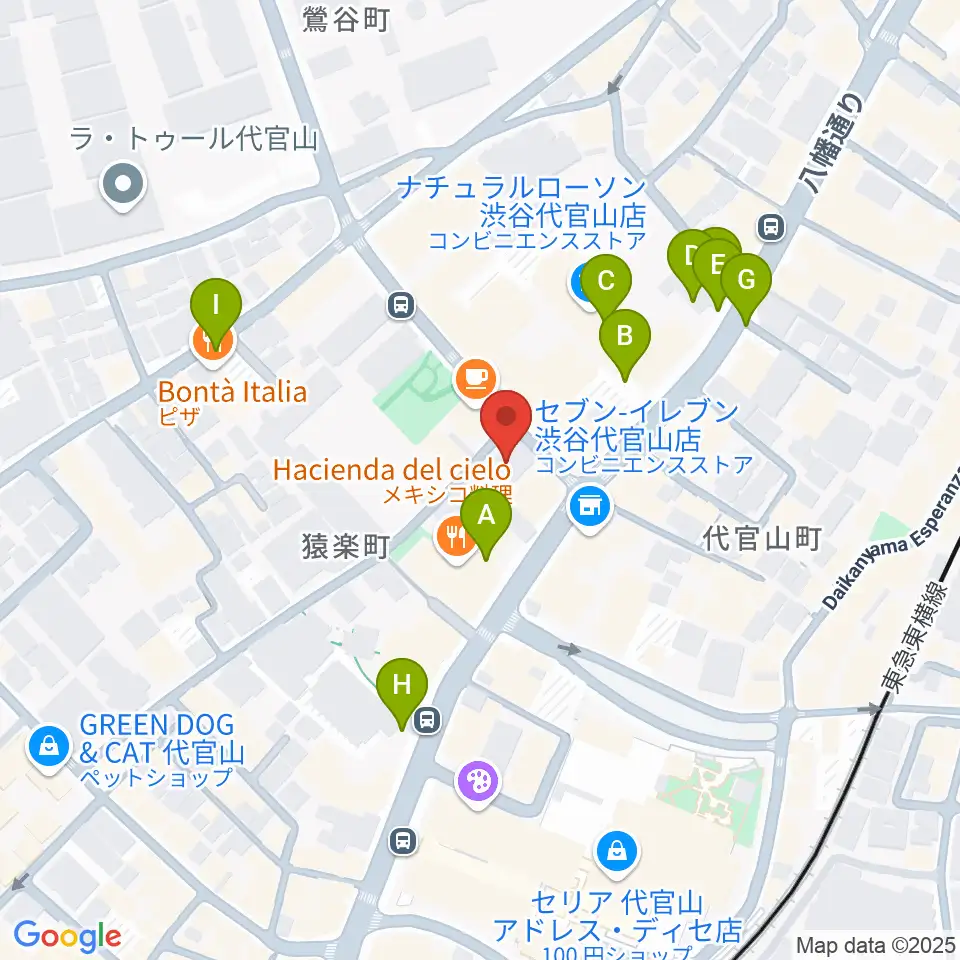 弦楽器専門店ラルジュ周辺の駐車場・コインパーキング一覧地図