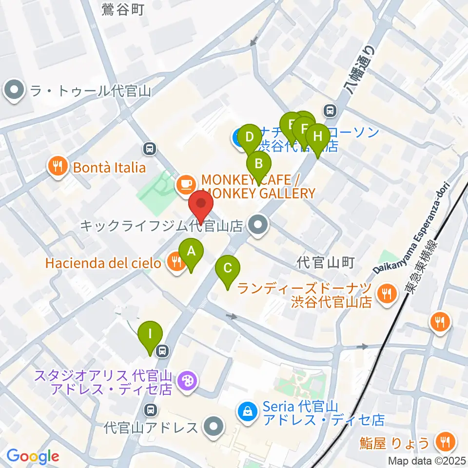 弦楽器専門店ラルジュ周辺の駐車場・コインパーキング一覧地図