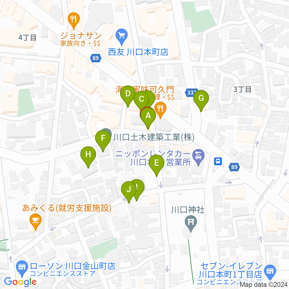 ラムトリックカンパニー周辺の駐車場・コインパーキング一覧地図