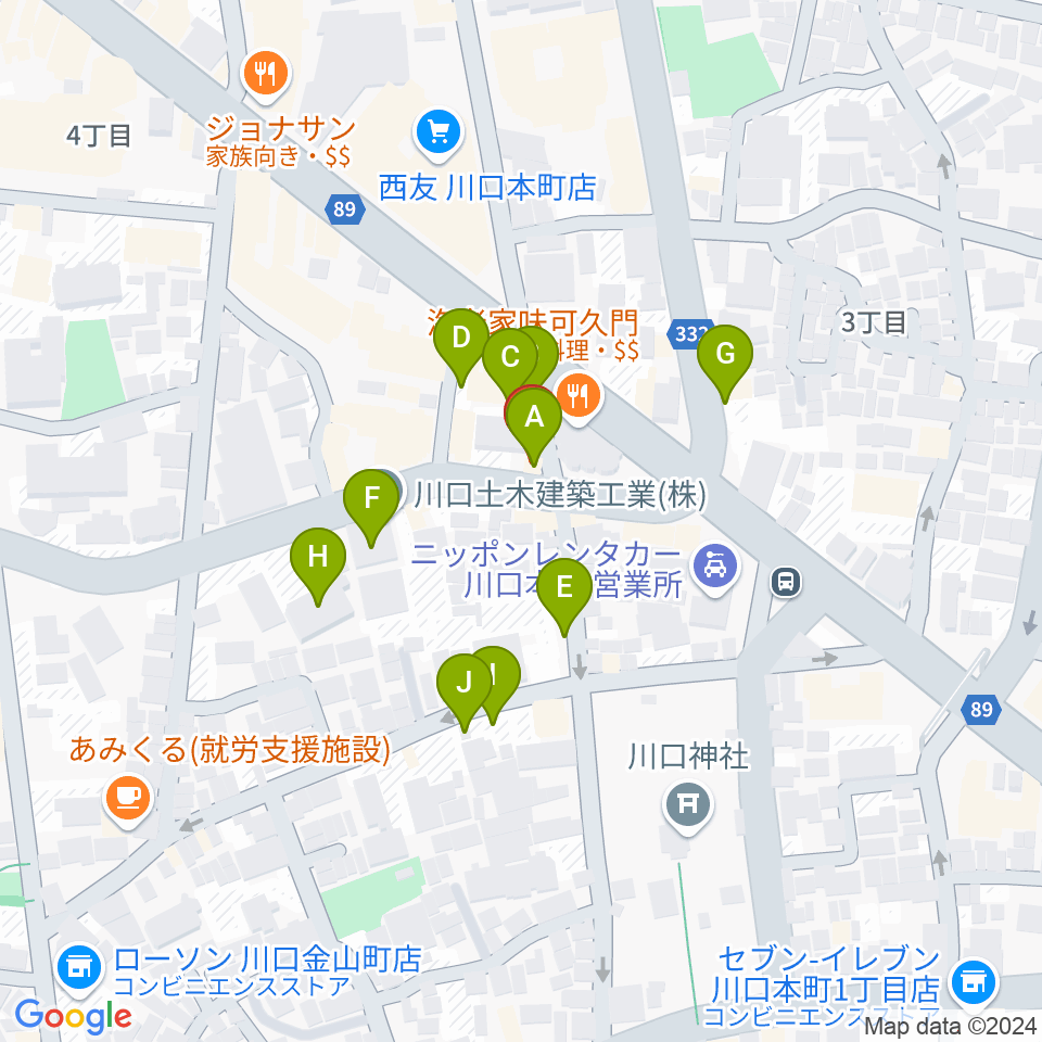 ラムトリックカンパニー周辺の駐車場・コインパーキング一覧地図