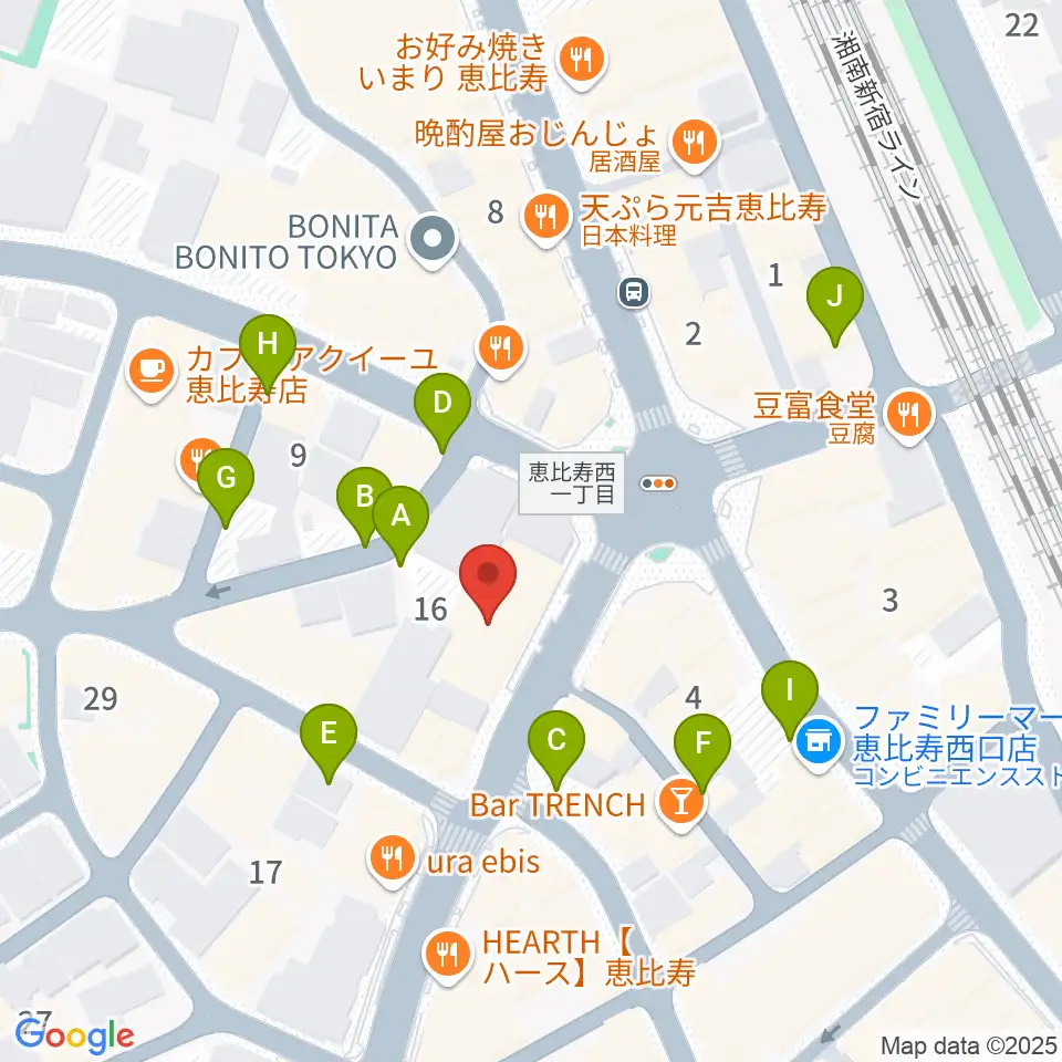 古賀弦楽器周辺の駐車場・コインパーキング一覧地図