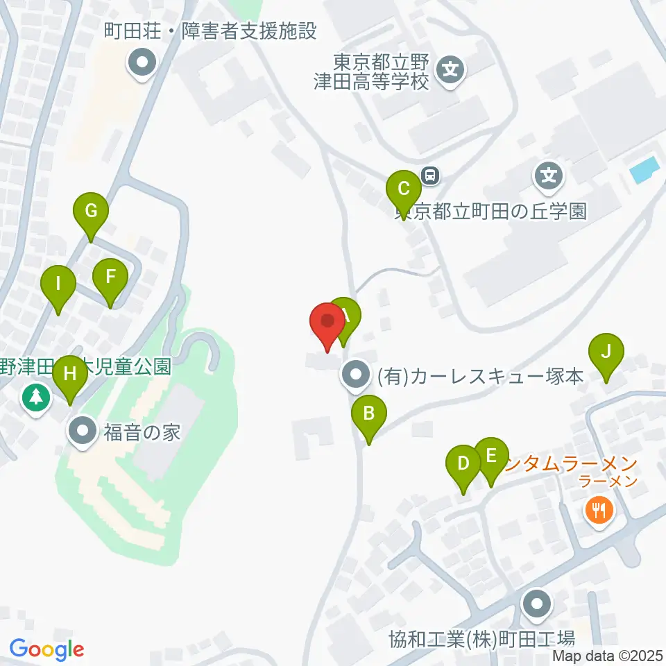 マナ オルゲルバウ周辺の駐車場・コインパーキング一覧地図