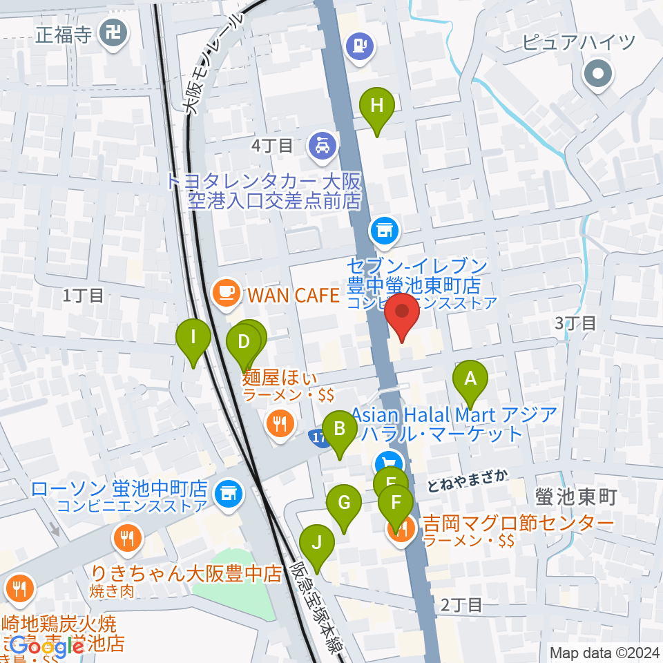 マルカート周辺の駐車場・コインパーキング一覧地図