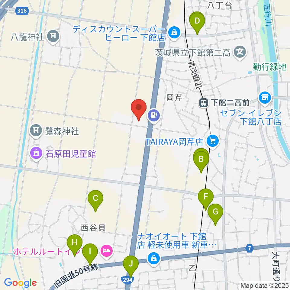 マルシン楽器周辺の駐車場・コインパーキング一覧地図