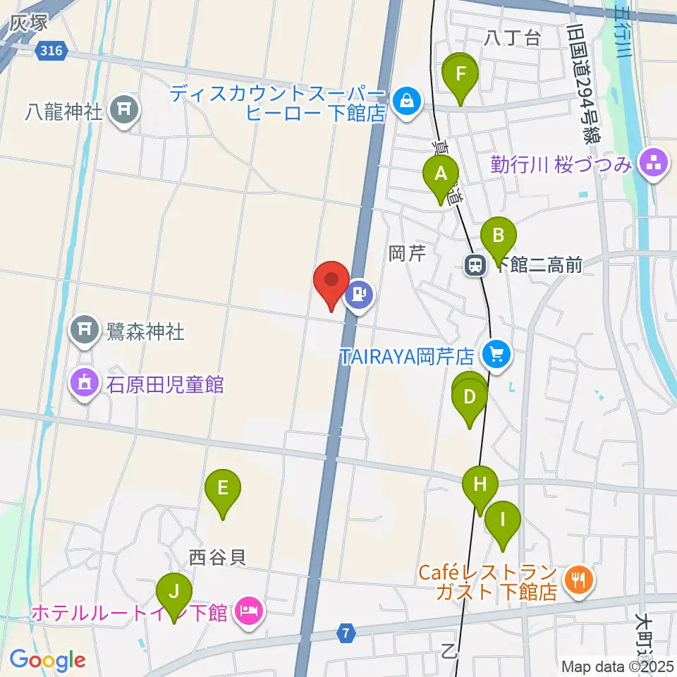 マルシン楽器周辺の駐車場・コインパーキング一覧地図