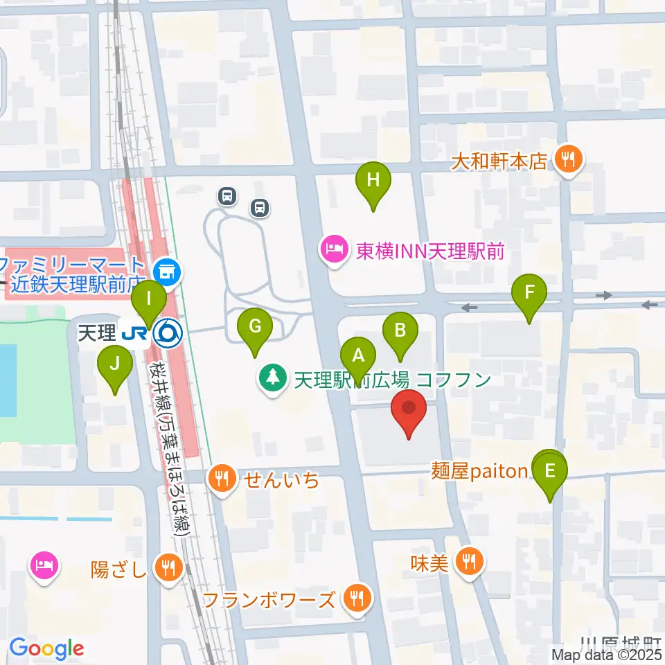雅楽器 たなかや周辺の駐車場・コインパーキング一覧地図
