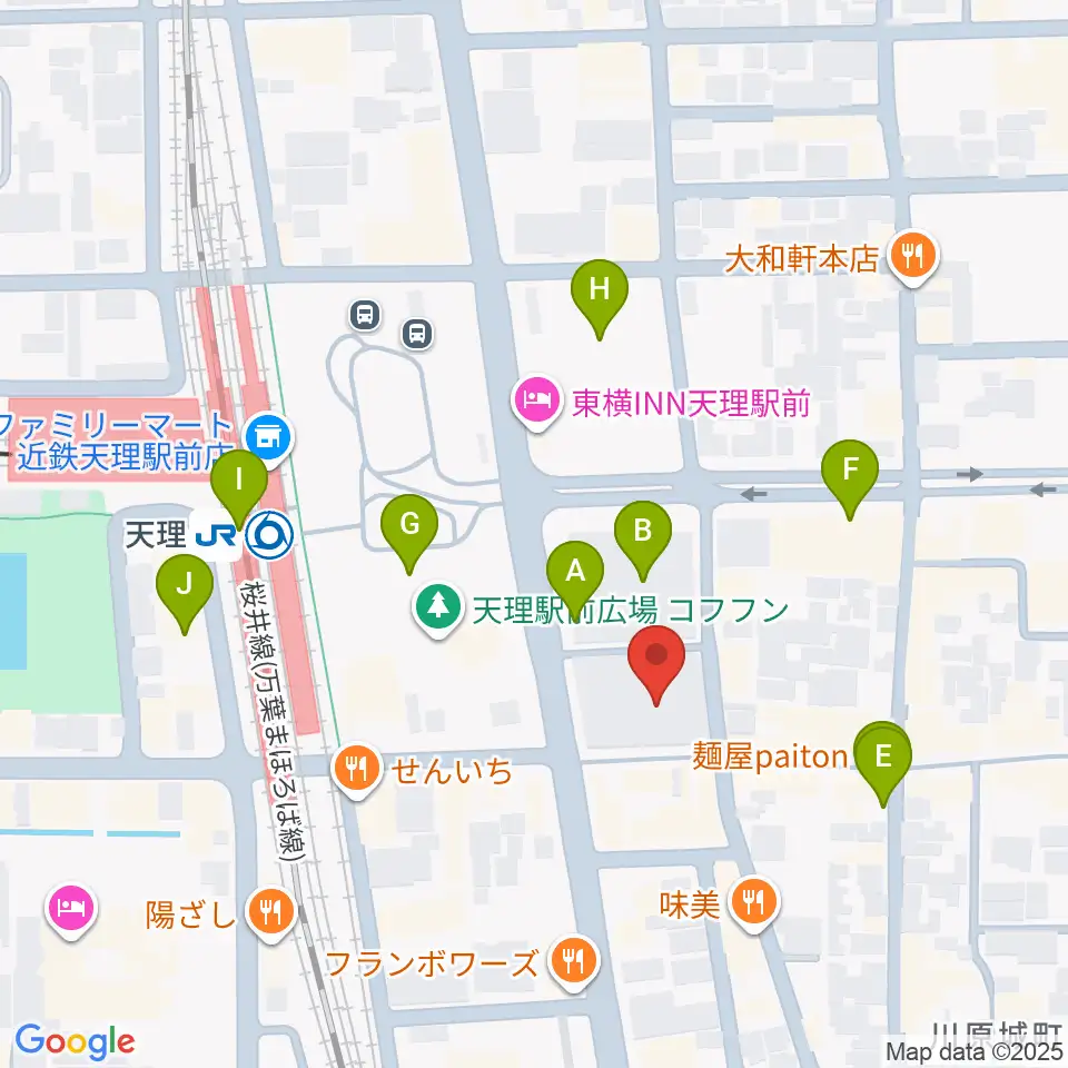雅楽器 たなかや周辺の駐車場・コインパーキング一覧地図