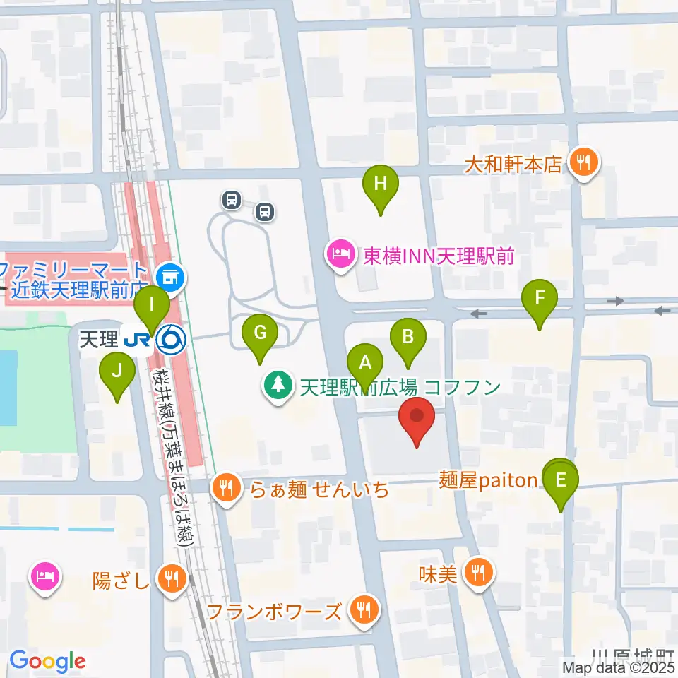 雅楽器 たなかや周辺の駐車場・コインパーキング一覧地図