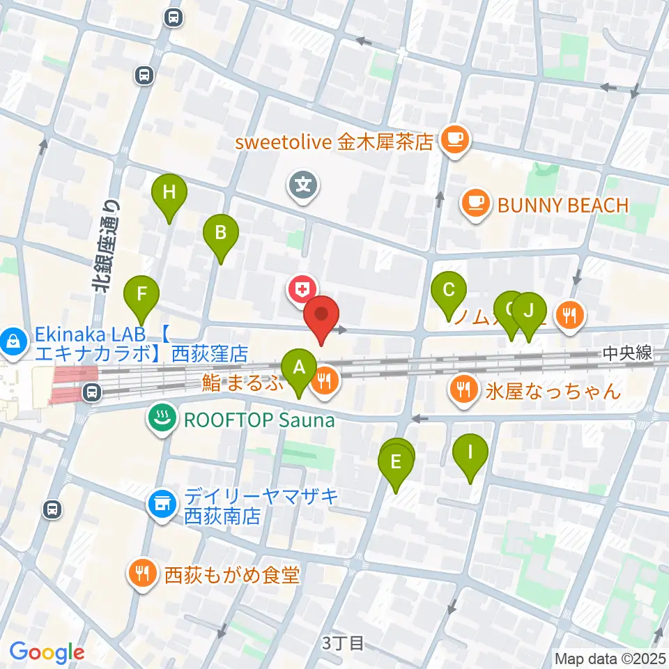 マエカワギタークラフト周辺の駐車場・コインパーキング一覧地図
