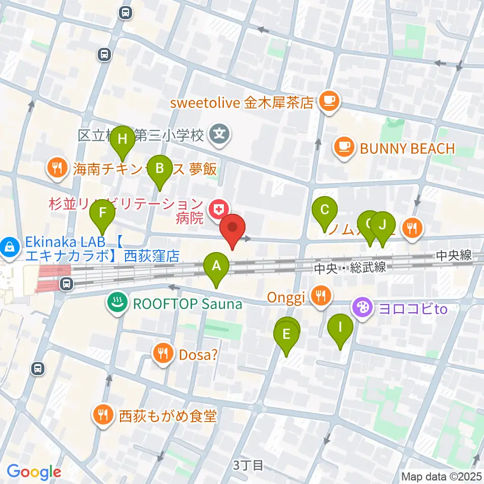 マエカワギタークラフト周辺の駐車場・コインパーキング一覧地図