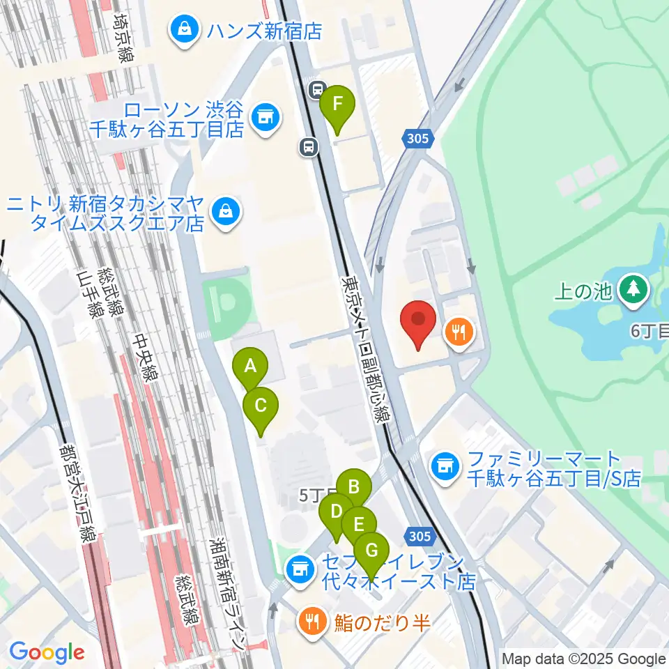 日本ヴァイオリン 東京本店周辺の駐車場・コインパーキング一覧地図