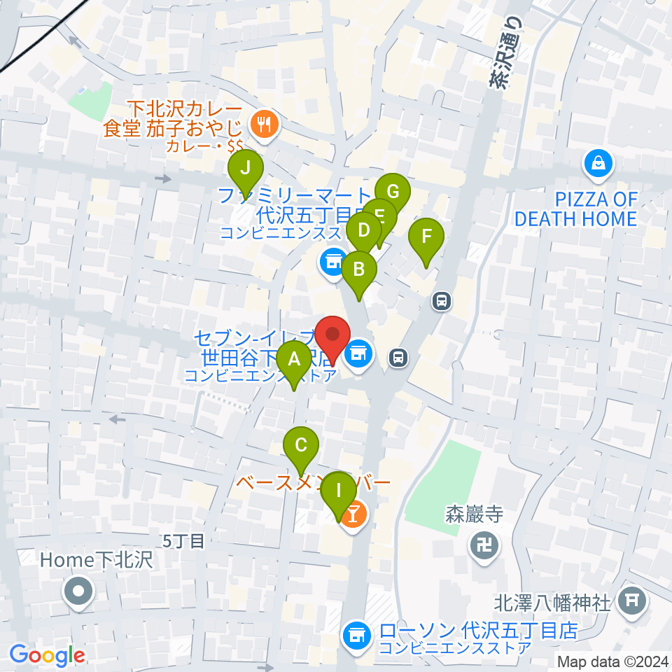 大津琴三絃周辺の駐車場・コインパーキング一覧地図