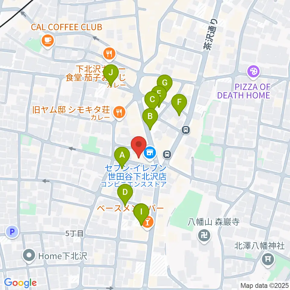 大津琴三絃周辺の駐車場・コインパーキング一覧地図