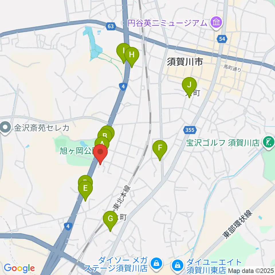 小野口木管楽器修理工房周辺の駐車場・コインパーキング一覧地図