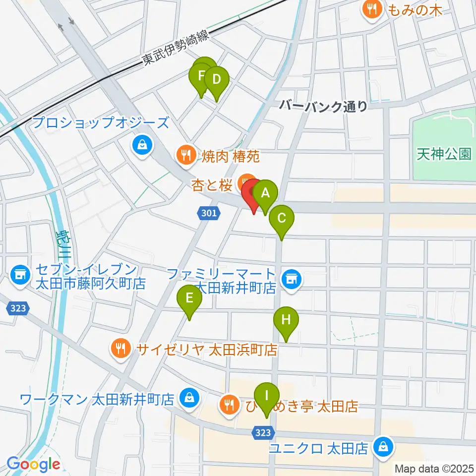 大津楽器店周辺の駐車場・コインパーキング一覧地図