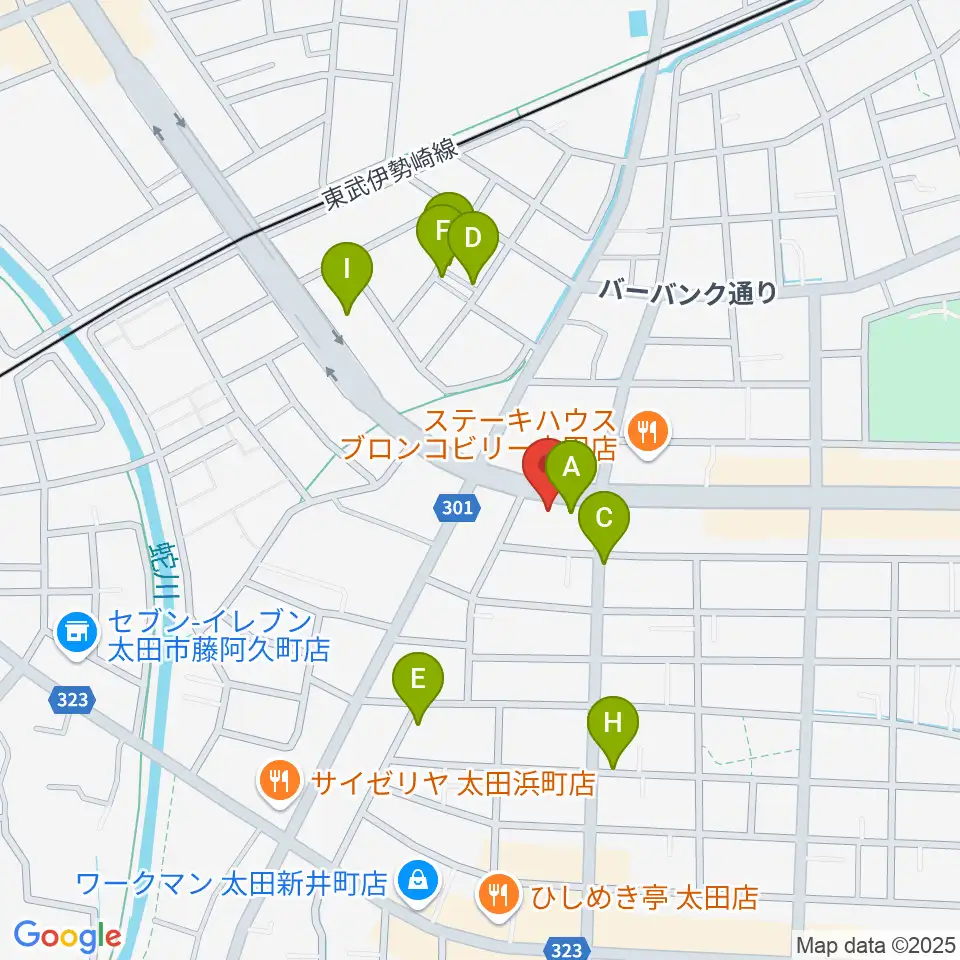 大津楽器店周辺の駐車場・コインパーキング一覧地図