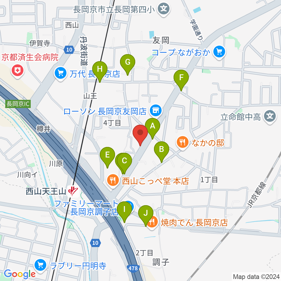 パナムジカ ショールーム周辺の駐車場・コインパーキング一覧地図