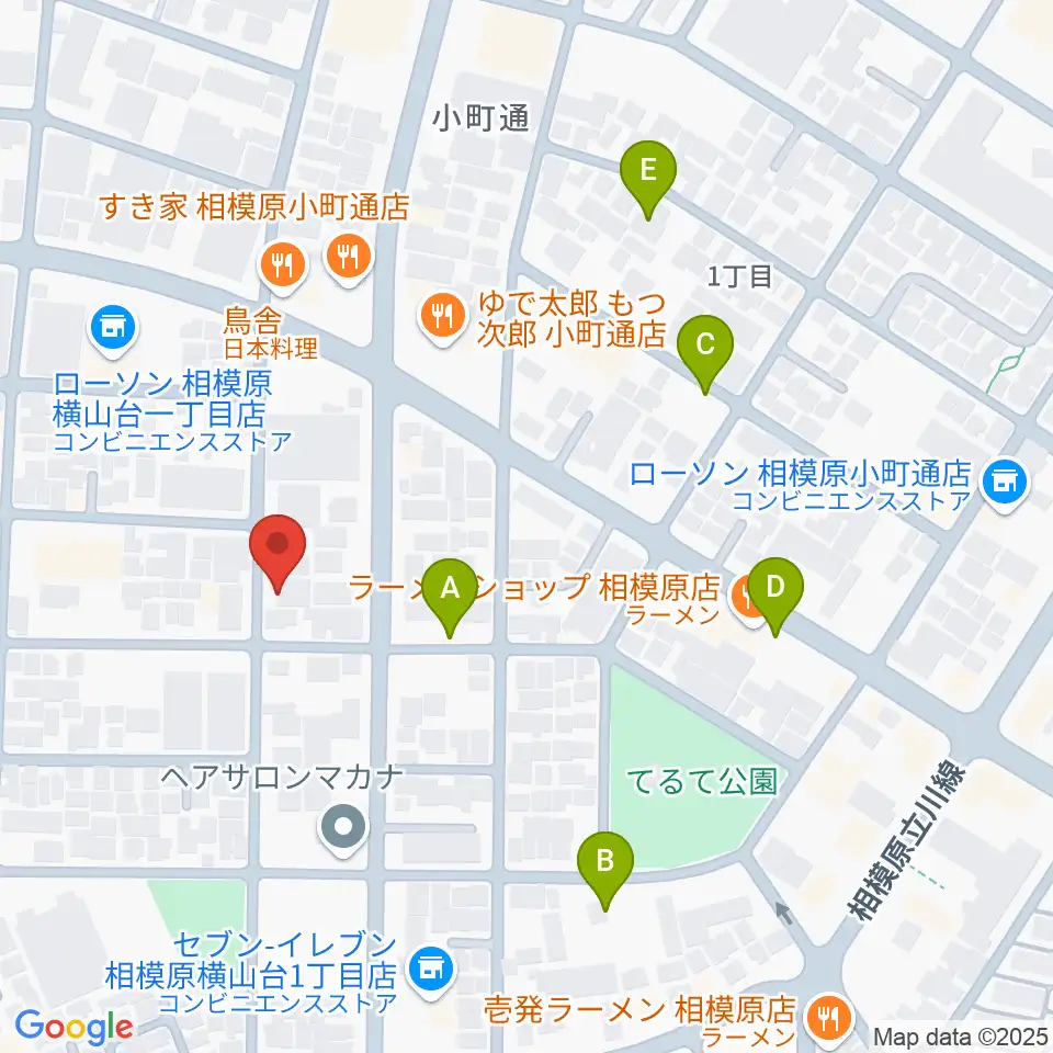 PIANO PROGRESS周辺の駐車場・コインパーキング一覧地図