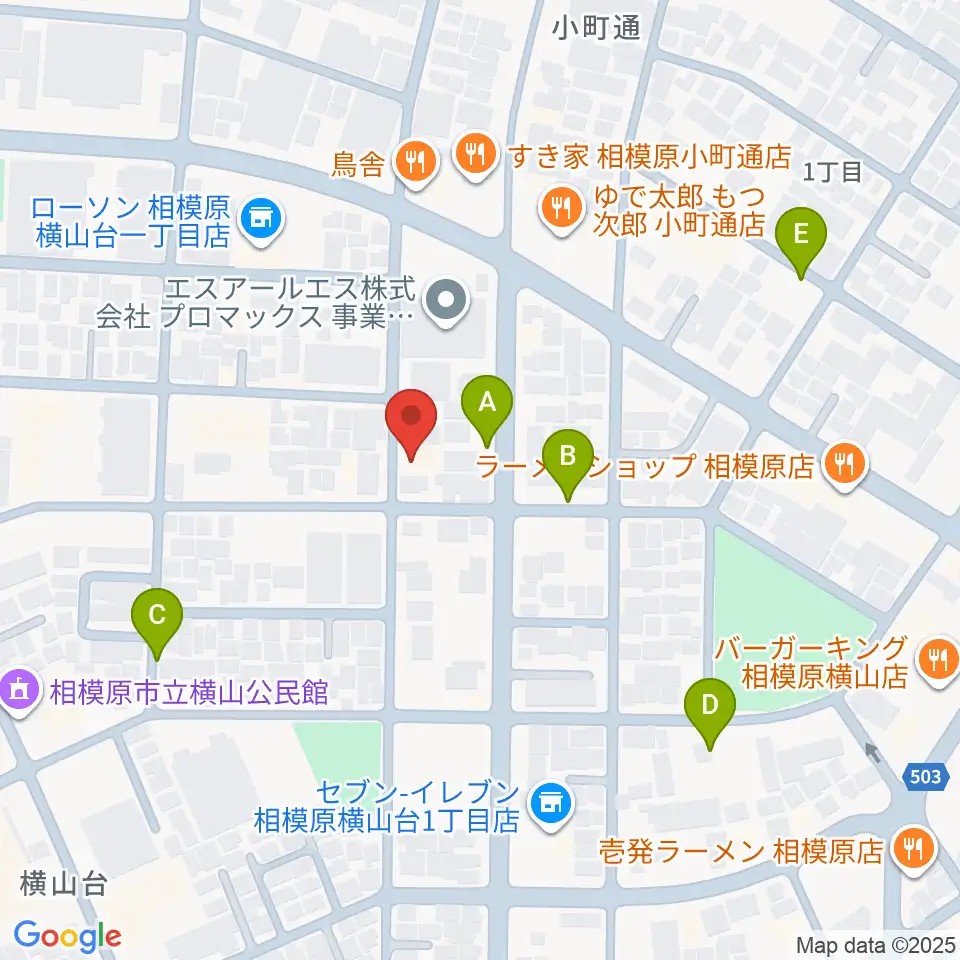 PIANO PROGRESS周辺の駐車場・コインパーキング一覧地図
