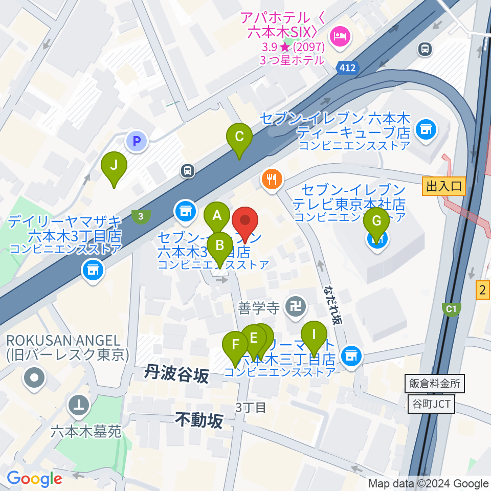 バイオリンリサーチ周辺の駐車場・コインパーキング一覧地図