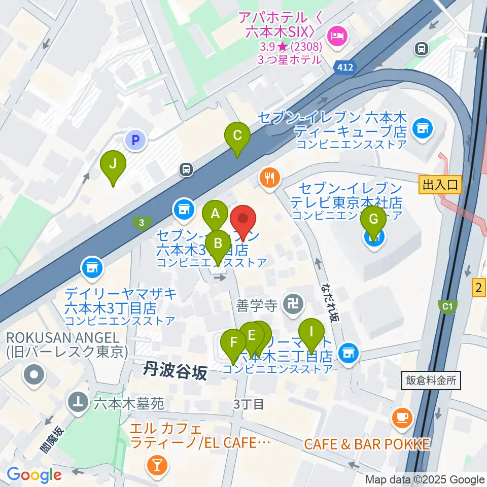 バイオリンリサーチ周辺の駐車場・コインパーキング一覧地図