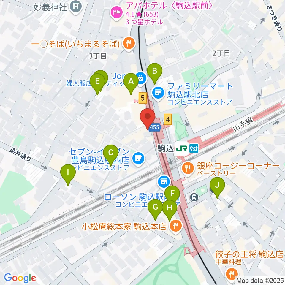 サト・テクノ・ミュージック周辺の駐車場・コインパーキング一覧地図