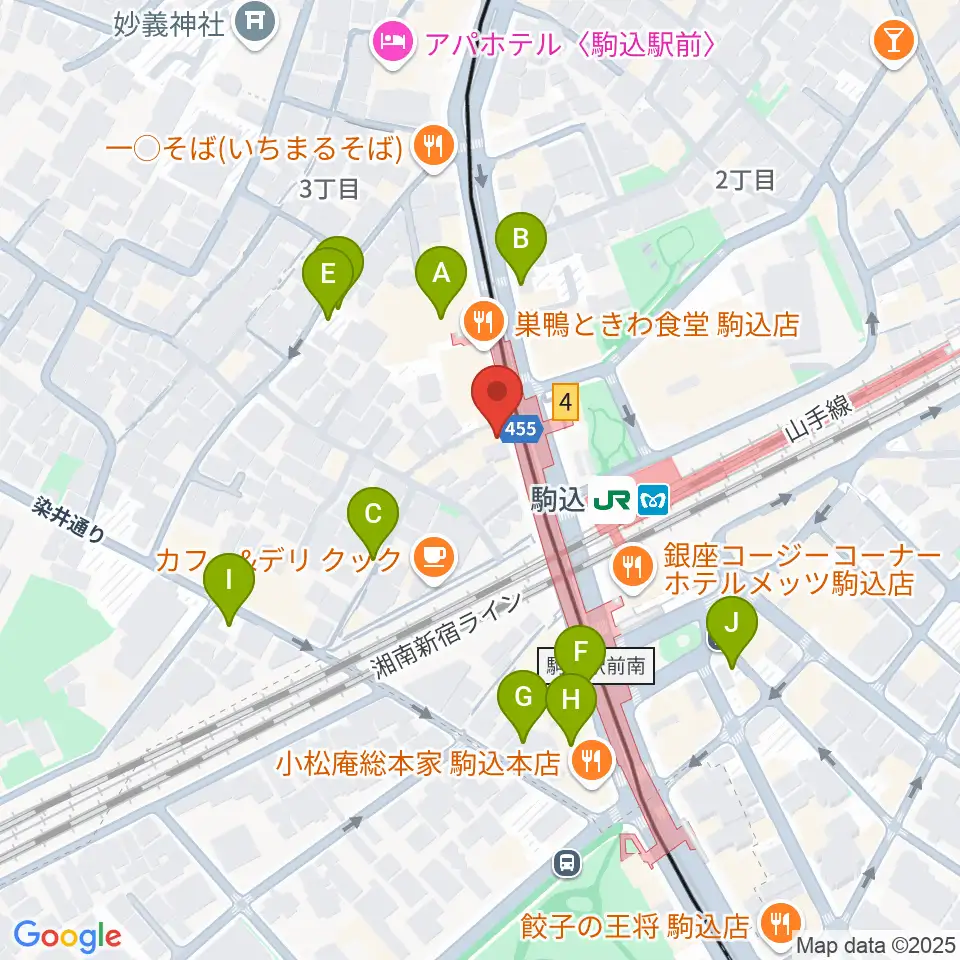 サト・テクノ・ミュージック周辺の駐車場・コインパーキング一覧地図