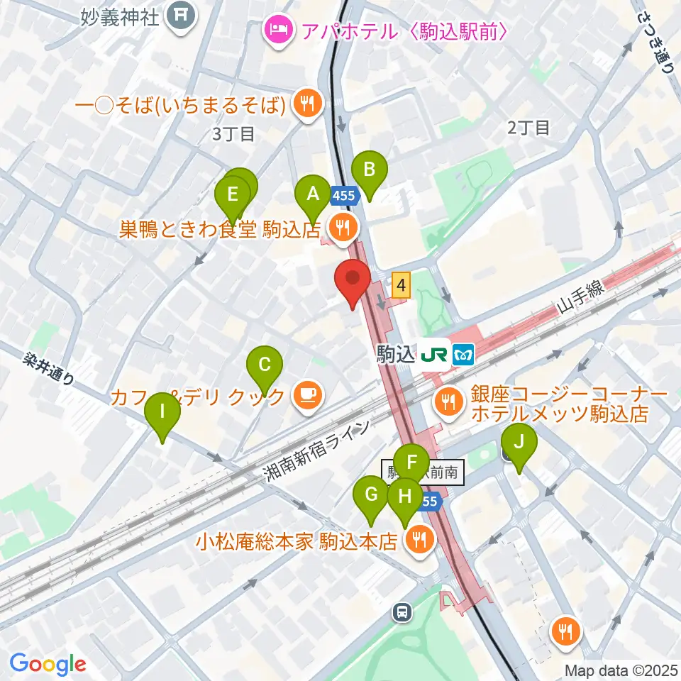 サト・テクノ・ミュージック周辺の駐車場・コインパーキング一覧地図