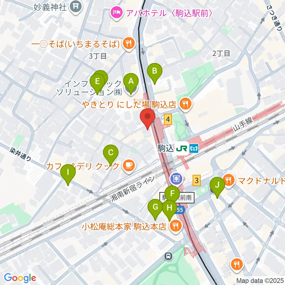 サト・テクノ・ミュージック周辺の駐車場・コインパーキング一覧地図