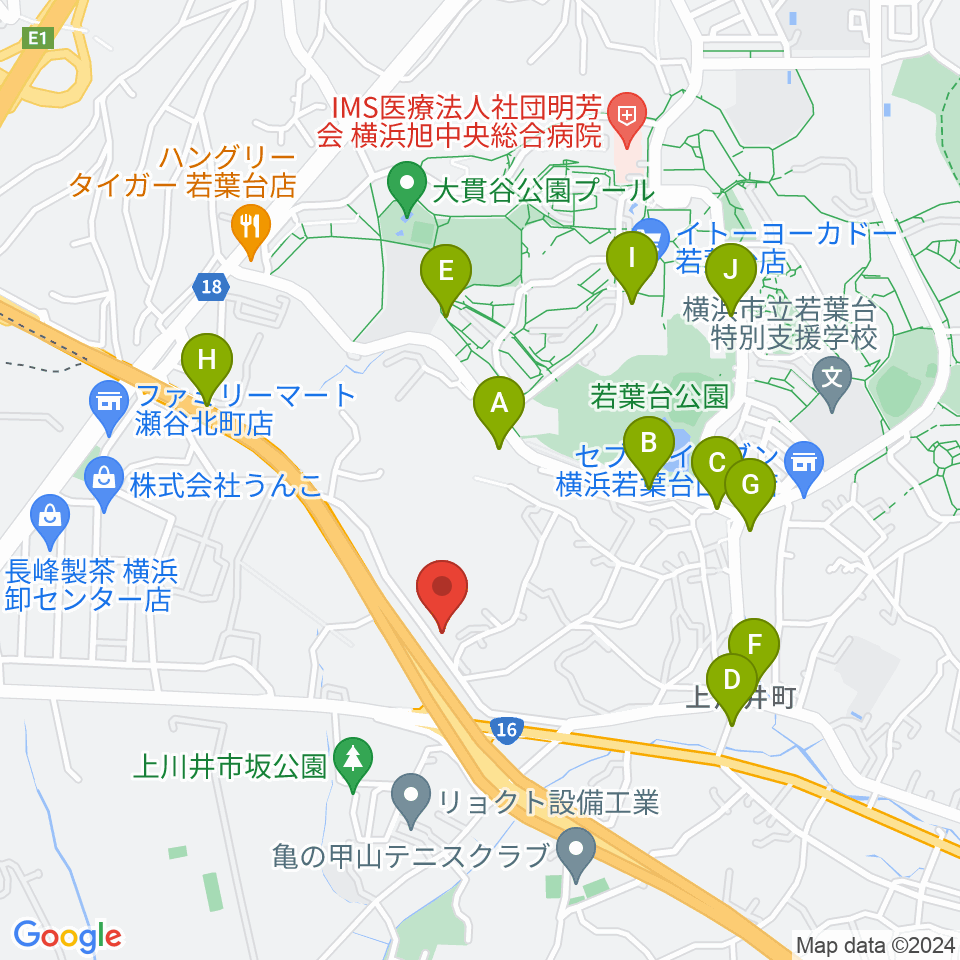 エスケーピアノサービス周辺の駐車場・コインパーキング一覧地図