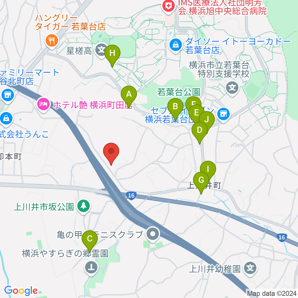 エスケーピアノサービス周辺の駐車場・コインパーキング一覧地図