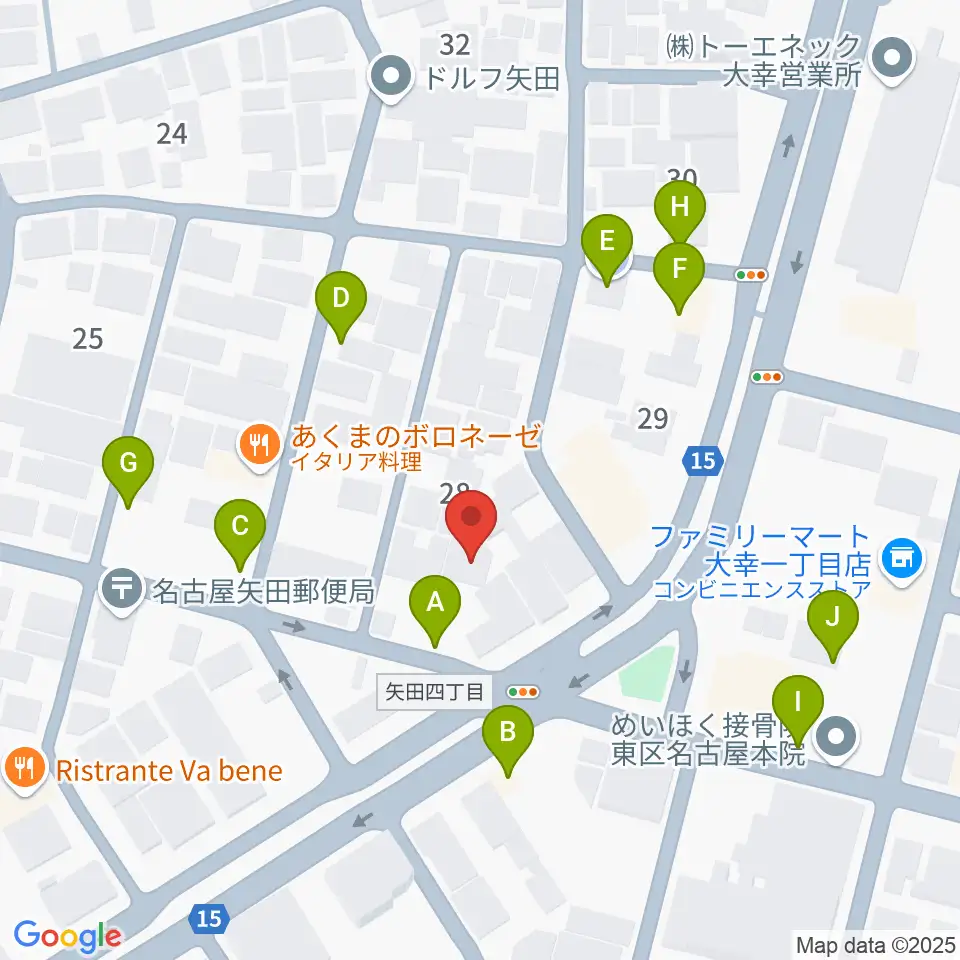 杉藤楽弓社周辺の駐車場・コインパーキング一覧地図