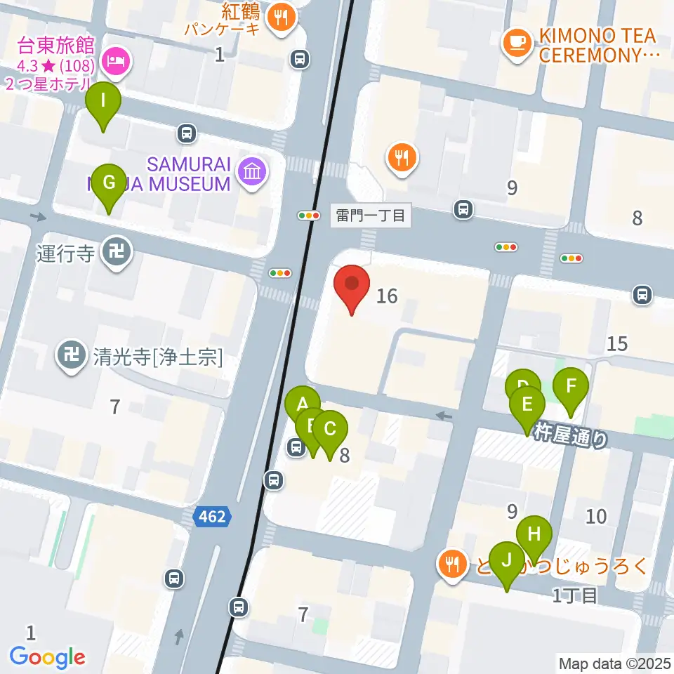 岡田屋布施周辺の駐車場・コインパーキング一覧地図