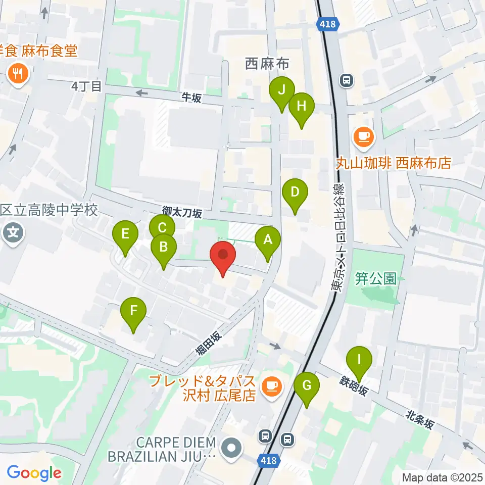 高田ハープサロン周辺の駐車場・コインパーキング一覧地図