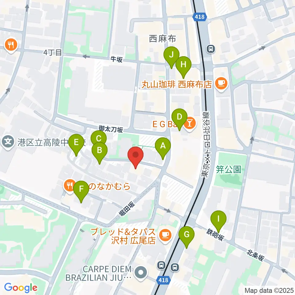 高田ハープサロン周辺の駐車場・コインパーキング一覧地図