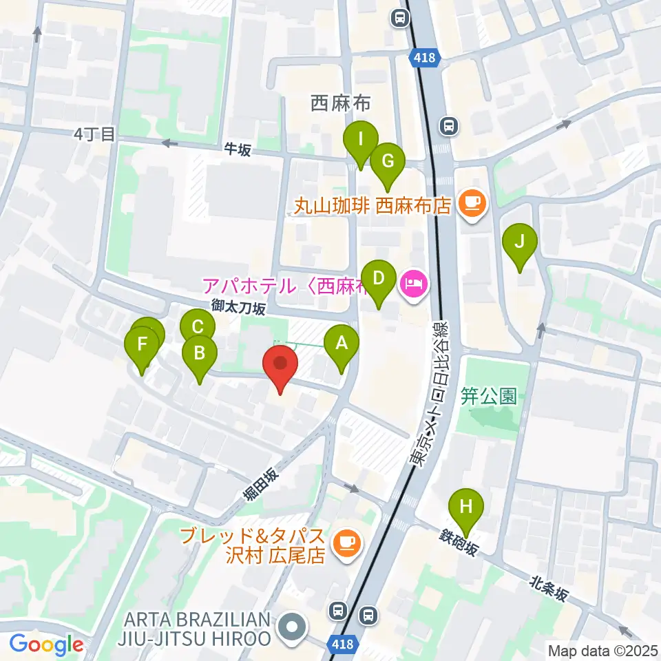 高田ハープサロン周辺の駐車場・コインパーキング一覧地図