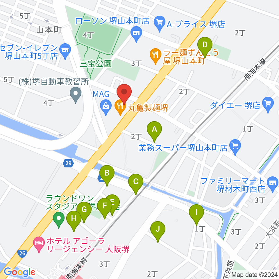 タケモトピアノ周辺の駐車場・コインパーキング一覧地図