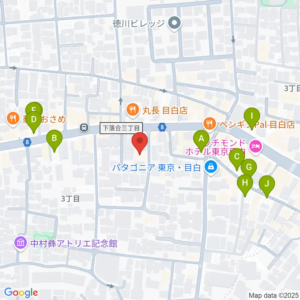 フルート専門店 テオバルト周辺の駐車場・コインパーキング一覧地図