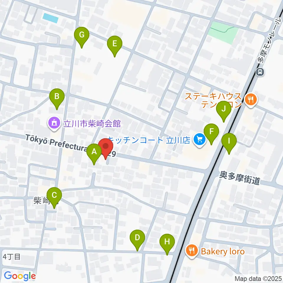 Tokyo Strings周辺の駐車場・コインパーキング一覧地図