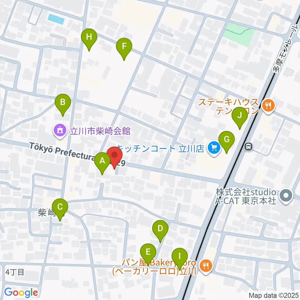 Tokyo Strings周辺の駐車場・コインパーキング一覧地図