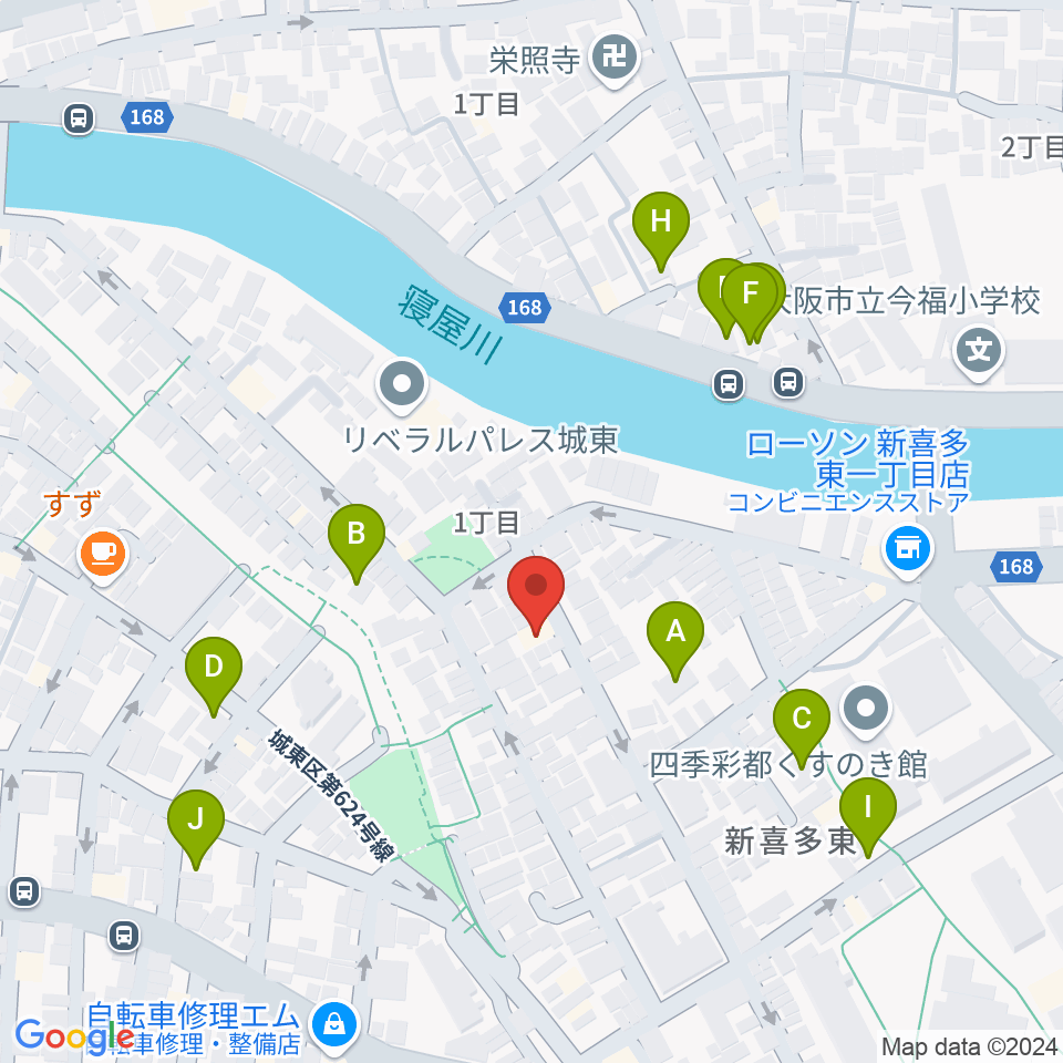 見附精機工業 vcyoyoの工房周辺の駐車場・コインパーキング一覧地図