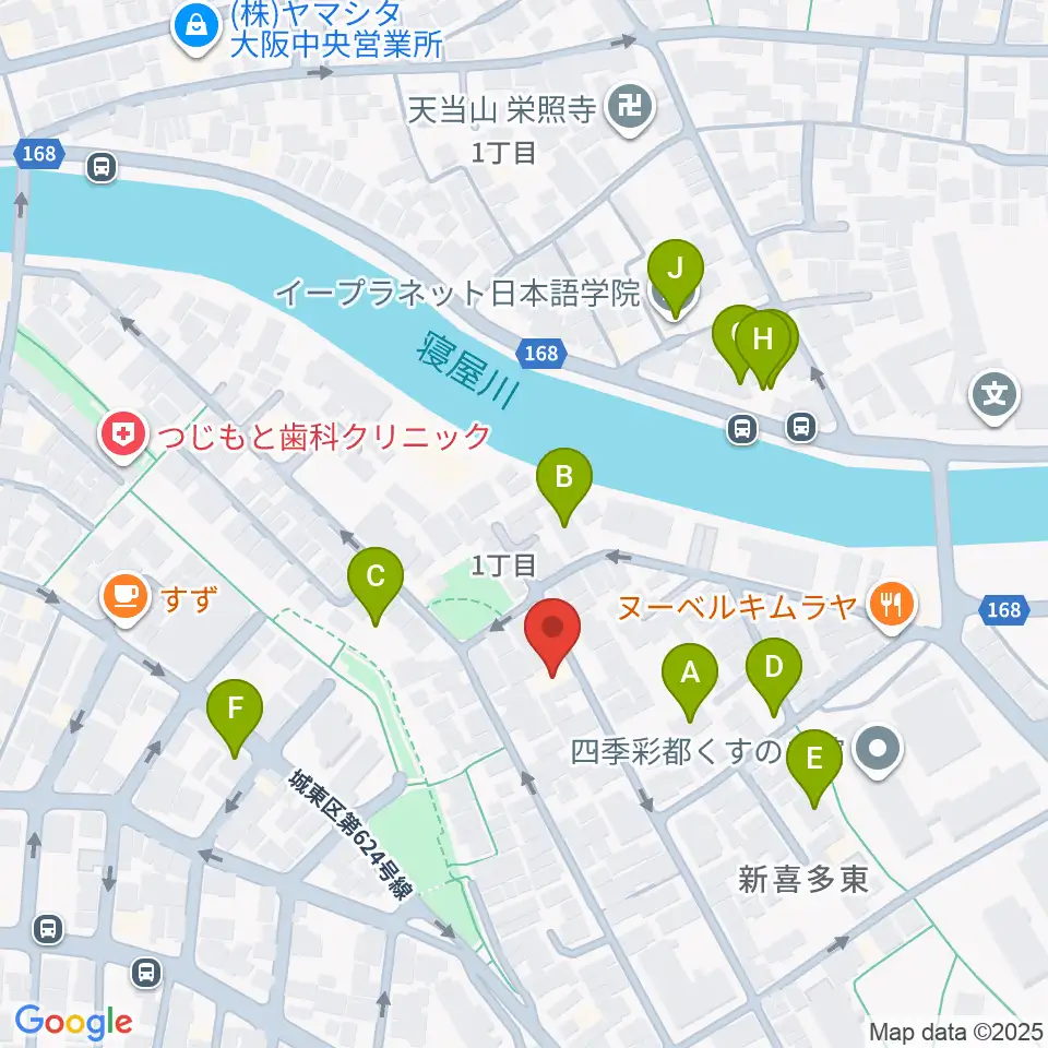 見附精機工業 vcyoyoの工房周辺の駐車場・コインパーキング一覧地図