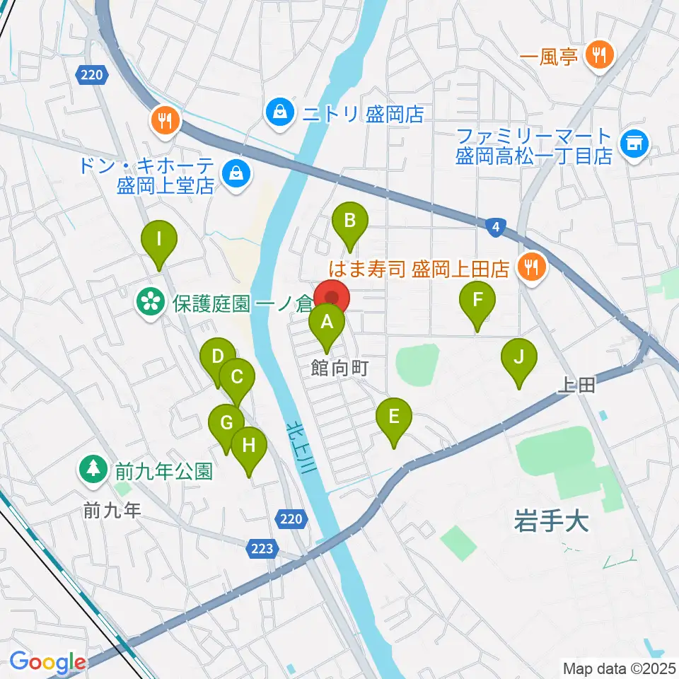 ピアノ工房ハーモニー周辺の駐車場・コインパーキング一覧地図