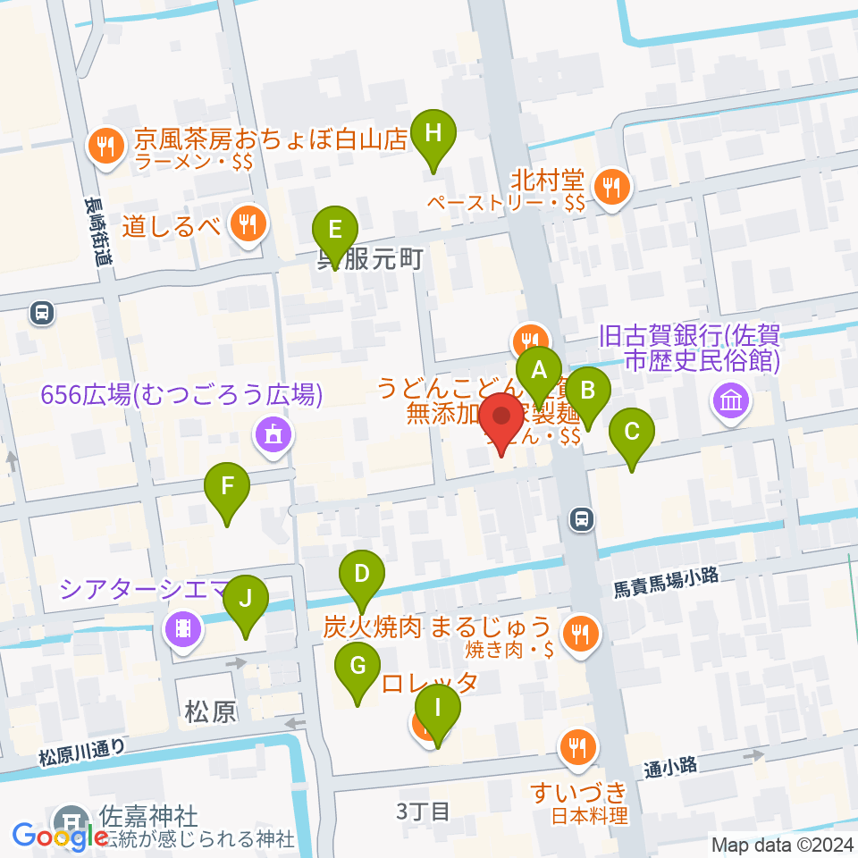 三根楽器店周辺の駐車場・コインパーキング一覧地図