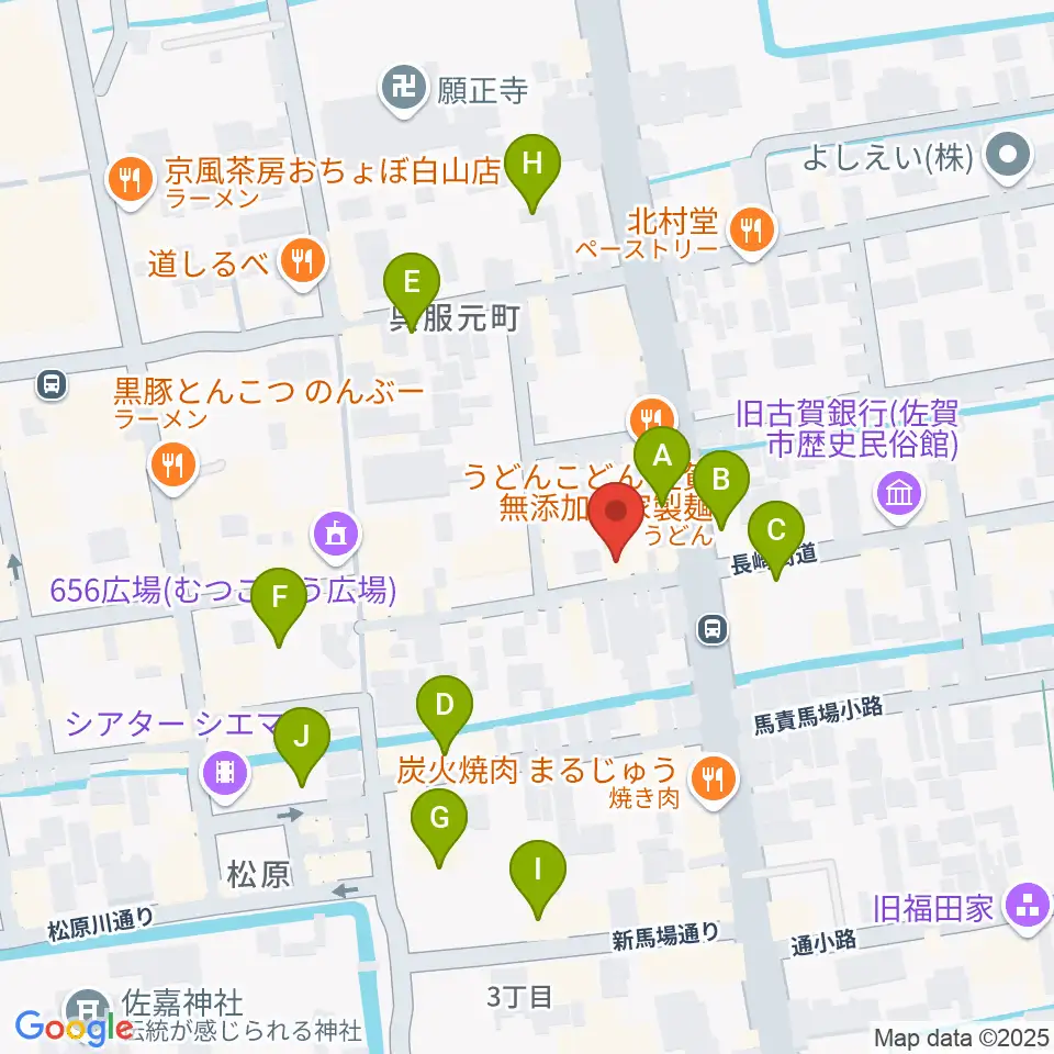 三根楽器店周辺の駐車場・コインパーキング一覧地図